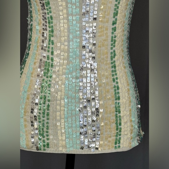 Vintage Bebe sequin tank top - Picture 6 of 8